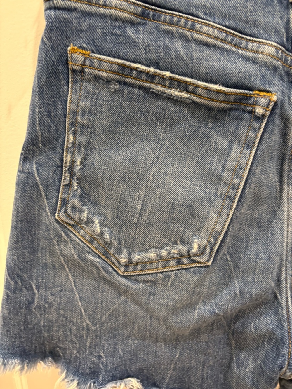 Abercrombie Dad Style Denim Shorts Size 2 Button Up - Picture 3 of 7